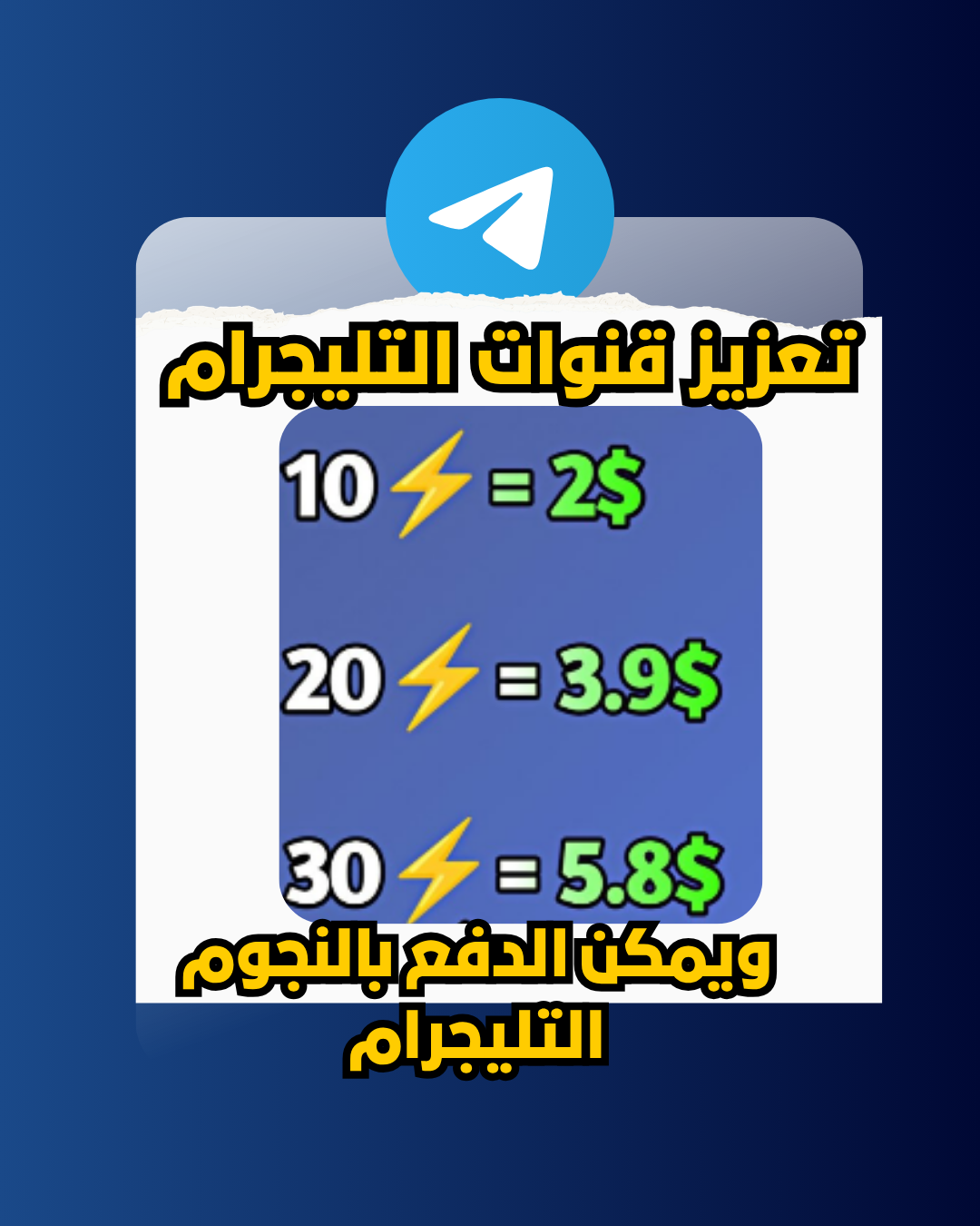 تعزيز قنوات التليحرام